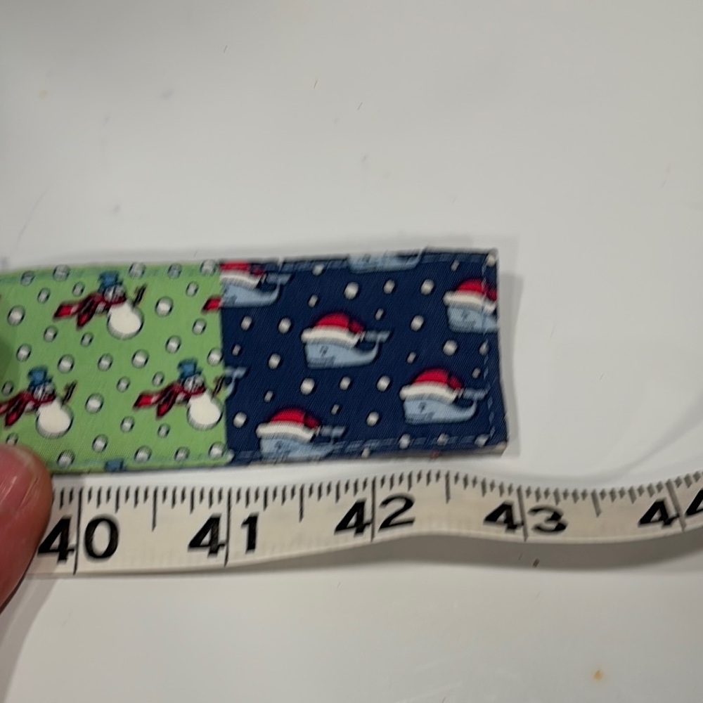 Vineyard Vines Holiday Patchwork D-Ring Belt With… - image 8